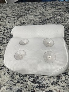 White Bath Pillow Never Used No Box