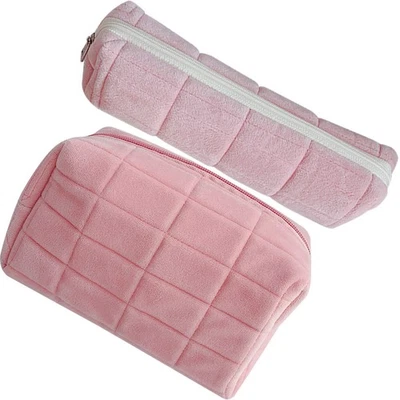2 Pcs Augenbrauenpinsel-Etui Make-up Tasche Make-up-Organizer-Tasche - Bild 1 von 4