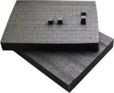 Foam Inserts for Cases 16 x 12 x 2 Inch Pick and Pluck Insert Fits black