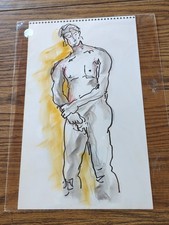 Original Artwork Drawing Sketch By Opie O'Brien Deco Eclectic One Of A Kind