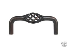 3" Oil Rubbed Bronze Birdcage Kitchen Bathroom Cabinet Knobs pulls 76mm