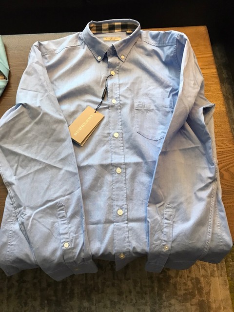 burberry nova check mens shirt