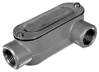 Southwire LL8CG Rigid Conduit Body W/ Steel Cover & Neoprene Gasket 3 In Hub