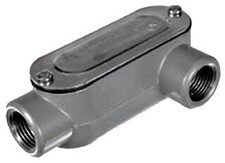 Southwire LL8CG Rigid Conduit Body W/ Steel Cover  Neoprene Gasket 3 In Hub