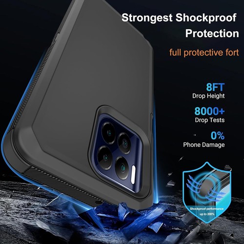 For T-Mobile Revvl 7 Pro 5G/Revvl 7 5G Case Phone Cover + Tempered Glass - Picture 12 of 42