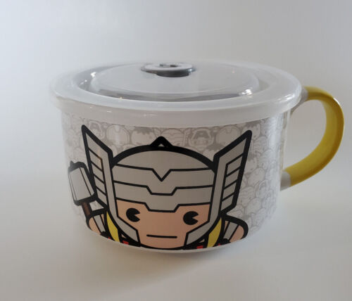NWT Miniso Avengers Marvel Thor Large Handled Back to School Kid's Soup Mug   - Picture 1 of 7