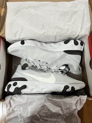 Nike React Element 55 -  Pure Platinum/Summit-White  - Size 11 - BQ6166-011