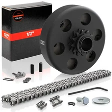 Go Kart Clutch 3/4" Bore 12T Tooth with 35 Chain Centrifugal Mini Bike Engines