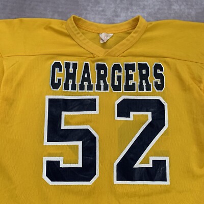 Vintage 80s San Diego Chargers Football Jersey Size XL Made In USA