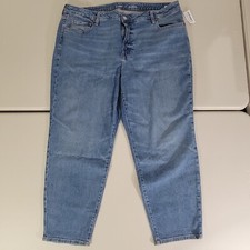 Old Navy O.G. Straight Jeans Women's Plus 20 High Rise Stretch Medium Wash New