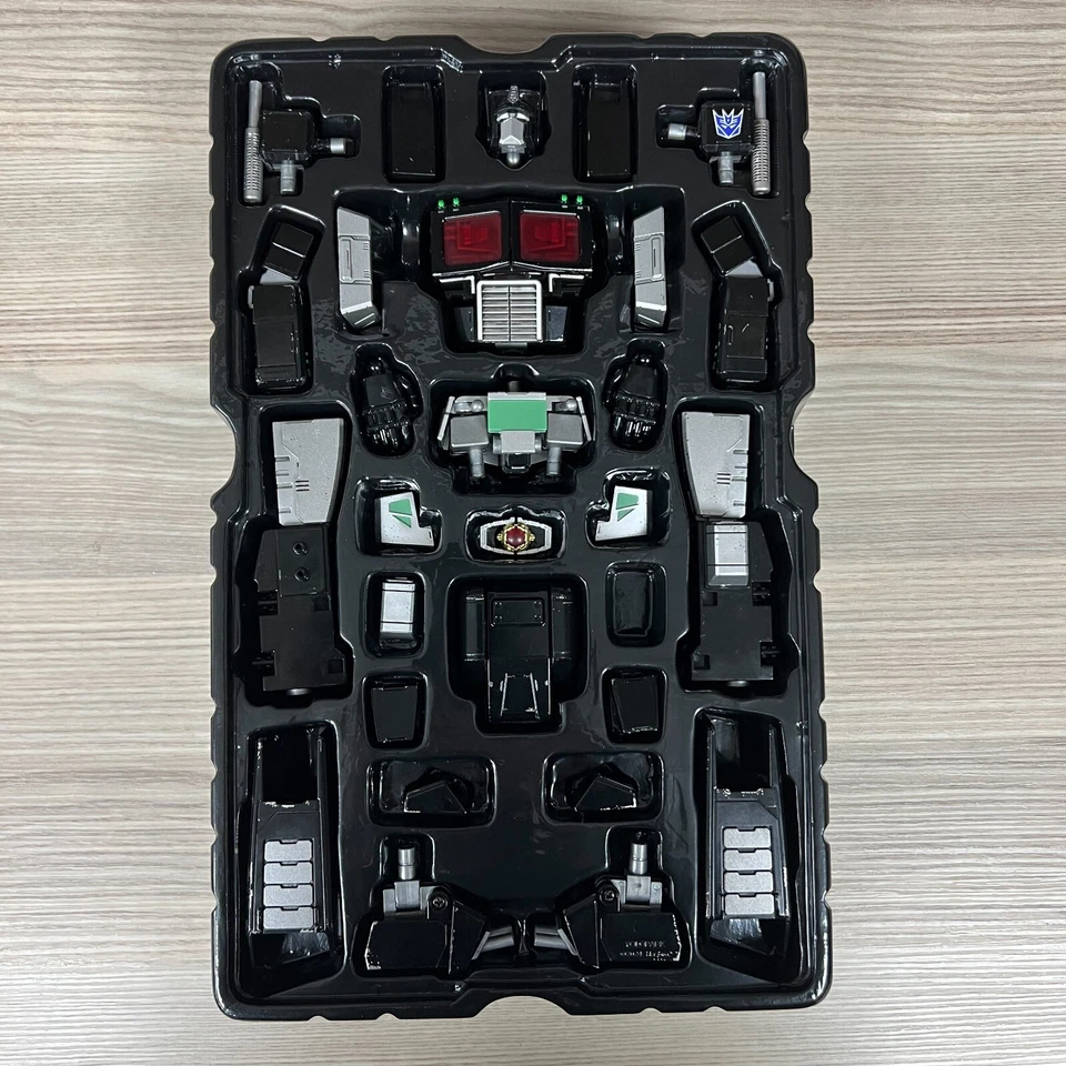 Pressofuso Nemesi Prime Amk Pro Serie 20 CM Transformers Decepticon Yolopart Toy - Immagine 4 di 4