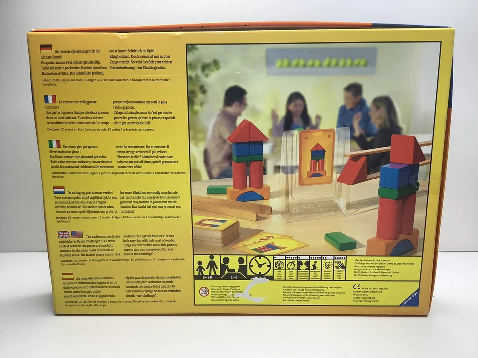 Ravensburger 2009 Make 'N' Break Challenge Game 8+ 100% Complete RARE - Image 2 of 4