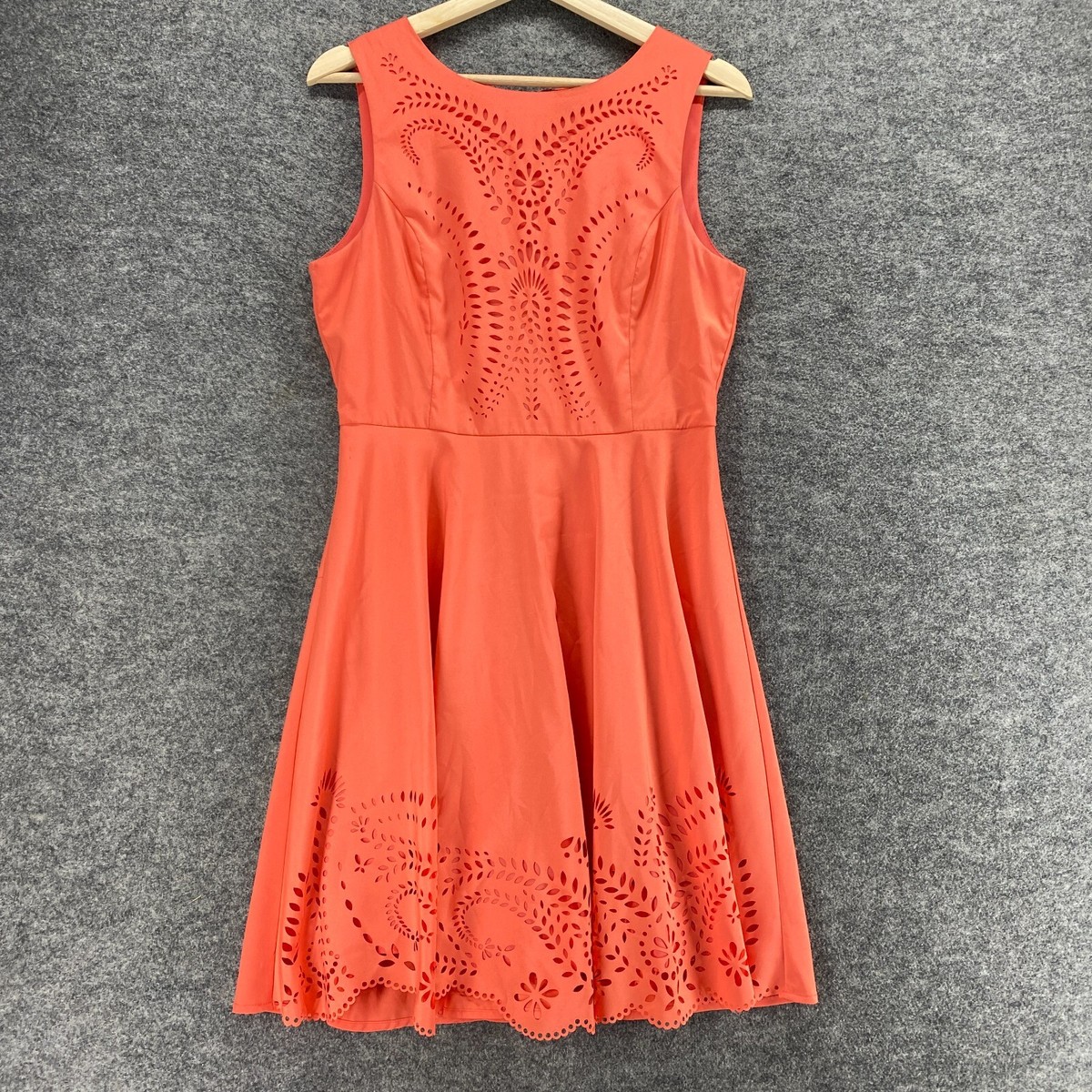 pink and orange crochet dress Mango crochet stripe midi dress in pink and orange