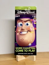 Disney Quest Map 2/2015 DisneyQuest Downtown Disney Hard to Find HTF Rare