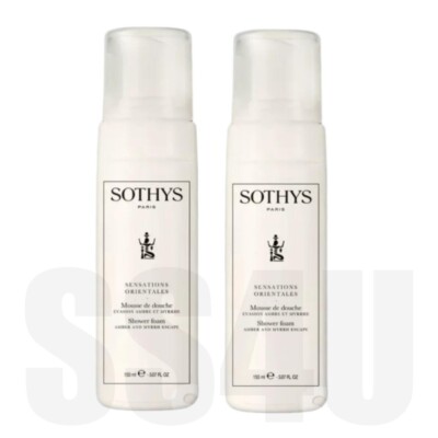 (2 pack) Sothys Shower Foam Amber and Myrrh Escape 150ml 5.07oz Free Ship