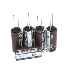5PCS 2200uF 63V Radial Electrolytic Capacitors Volume 63V2200uF 18x40 mm