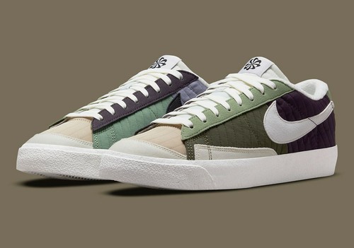 nike blazer low patchwork