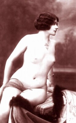 Vintage Sepia Giclée Druck von einem restaurierten Foto 1930 - auf Archivpapier