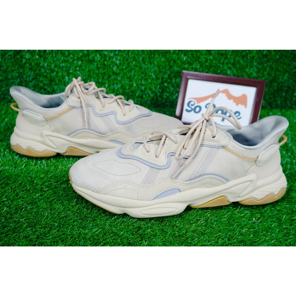 Adidas Ozweego‎ Originals Mens Size 10,5 EU 44 Pale Nude Walking Casual EUC adidas Ozweego Pale Nude for Sale | Authenticity Guaranteed  main image 4