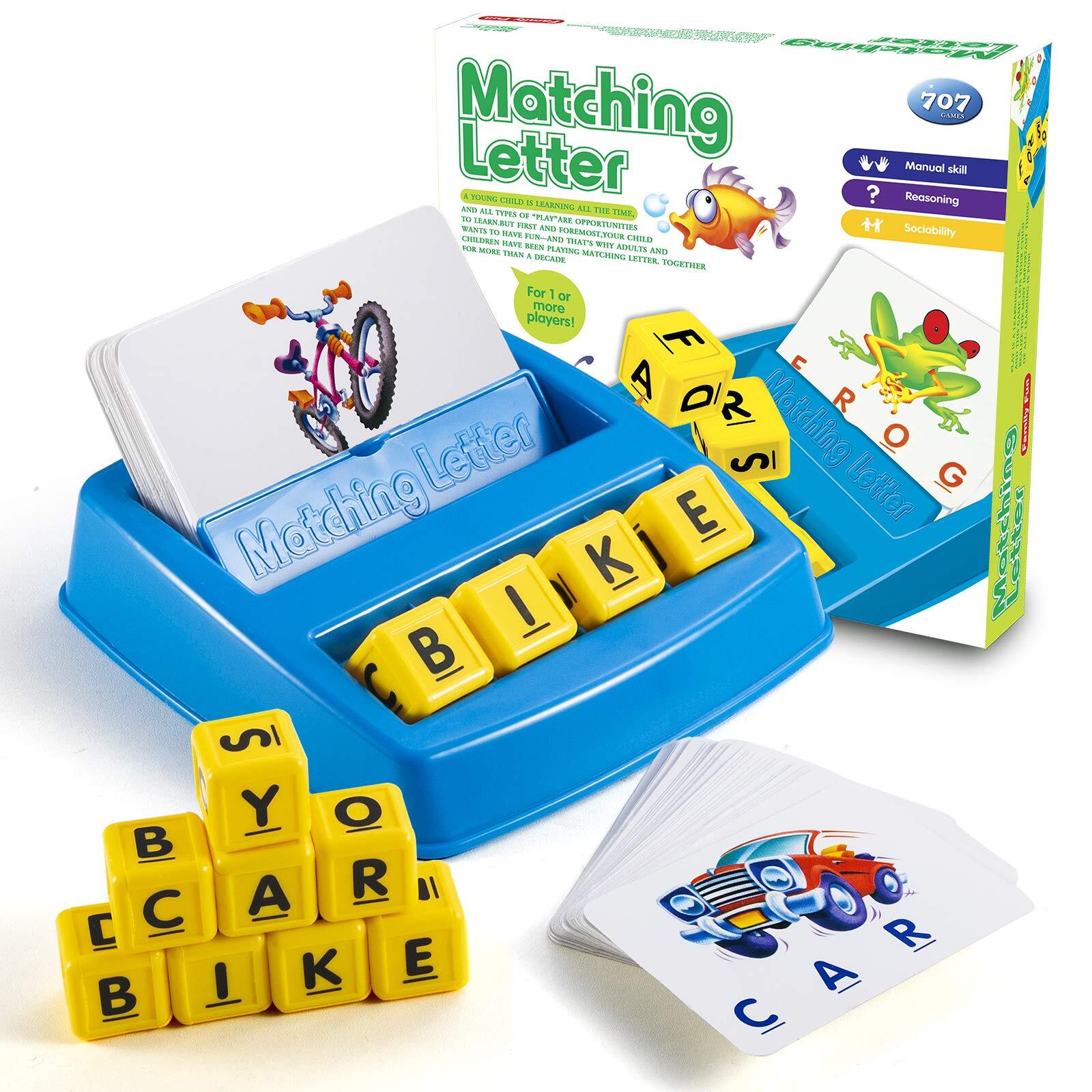 Fun Learning Games for Kids Ages 3-8 - Educational Matching Letter Toys-image