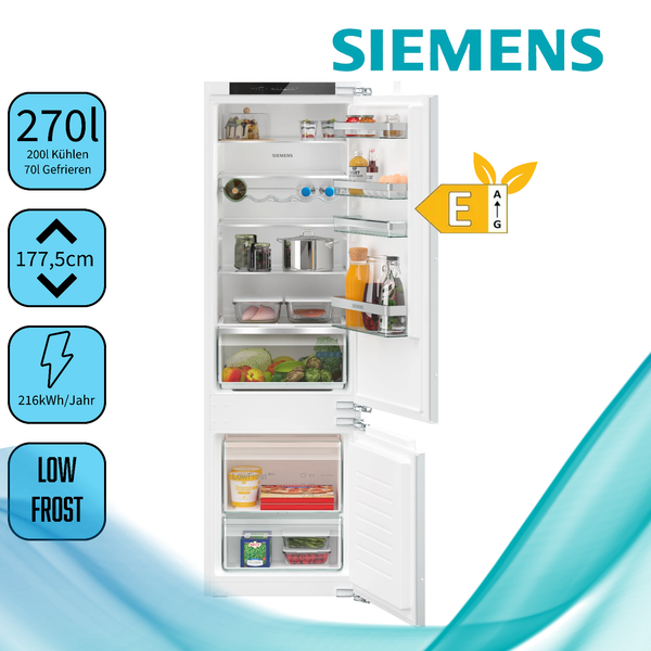 Siemens KI87VVFE1 Iq300 Einbau KüHl-Gefrier-Kombination-image