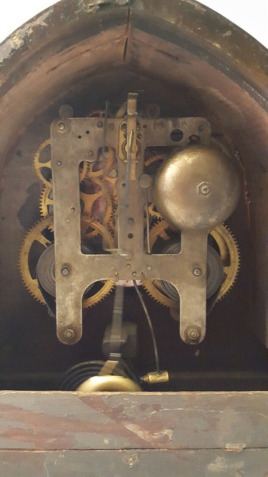 Large Antique Gilbert Mantle Clock w/key Working eBay