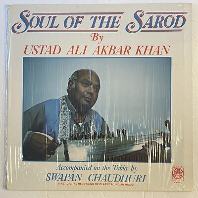 Ustad Ali Akbar Khan, Swapan Chaudhuri : Soul Of The Sarod Shrink Insert Rare NM