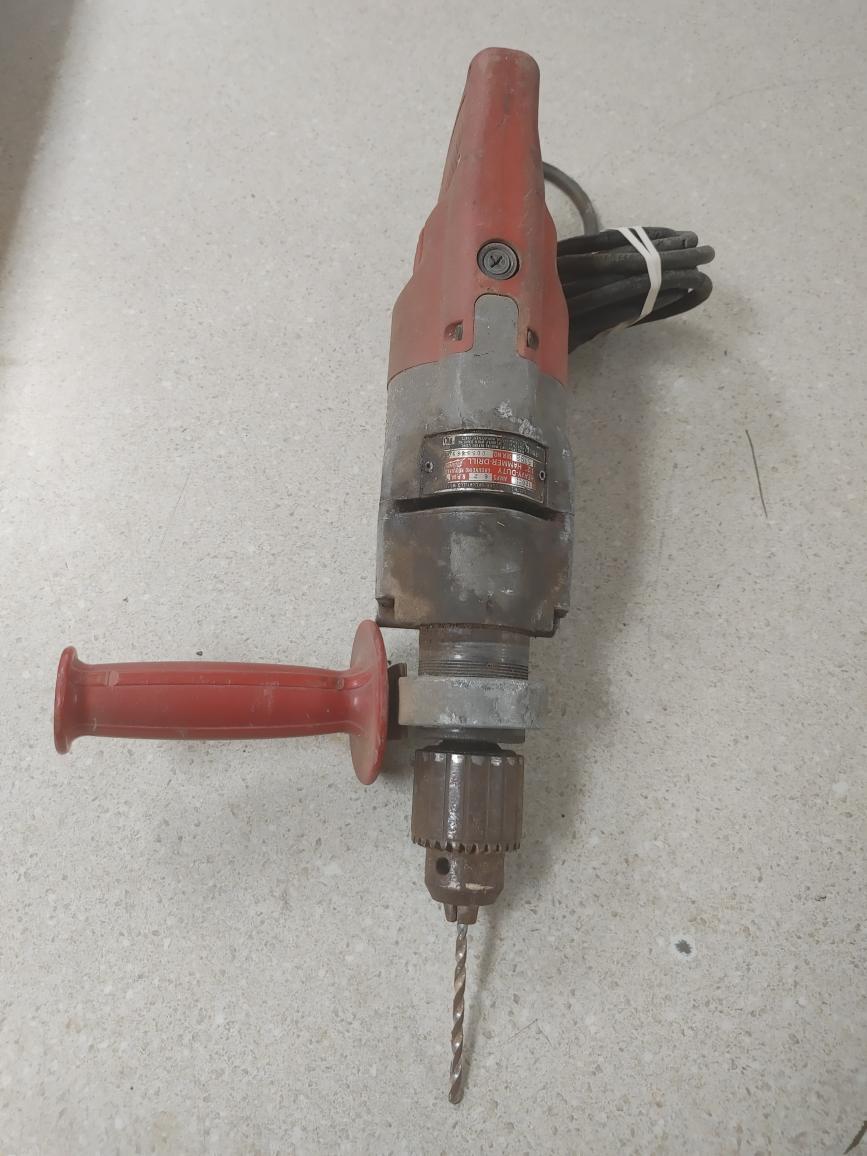 MILWAUKEE TOOLS 5398 DHANDLE ELECTRIC HAMMER DRILL (PKT022101) eBay