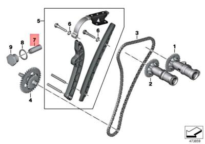 NEW BMW K02 K03 K18 K19 0132 0134 0C15 0C14 CHAIN TENSIONER 11317710991 ORIGINAL