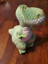 DISNEY STORE 8" Plush T REX BEAN BAG Green TOY STORY Stuffed Animal Dinosaur Toy