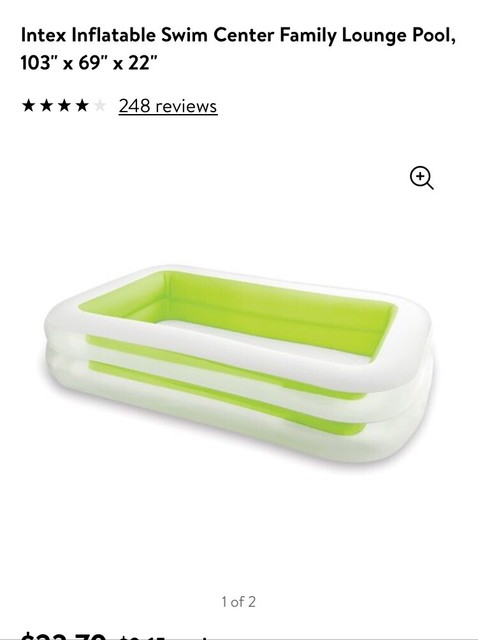 intex swim center clearview aquarium inflatable pool