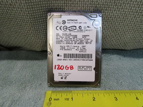 Hitachi 120GB SATA 2.5 " Festplatte Apple P/N 655-1405A
