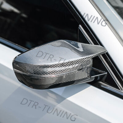 M Style Carbon Mirror Caps Replacement Fit BMW G20 G21 330i M340, G22 440i M440