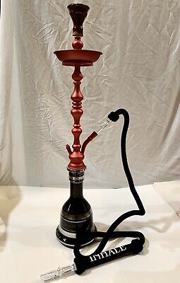 INHALE 32 “ TURBO  EGYPTIAN STYLE HOOKAH WITH AN EXTRA LARGE  DECORATIVE HOSE 