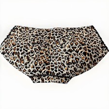 Ladies Padded Bum Knickers Hot Pants Animal Print Sz UK 14 Hipsters