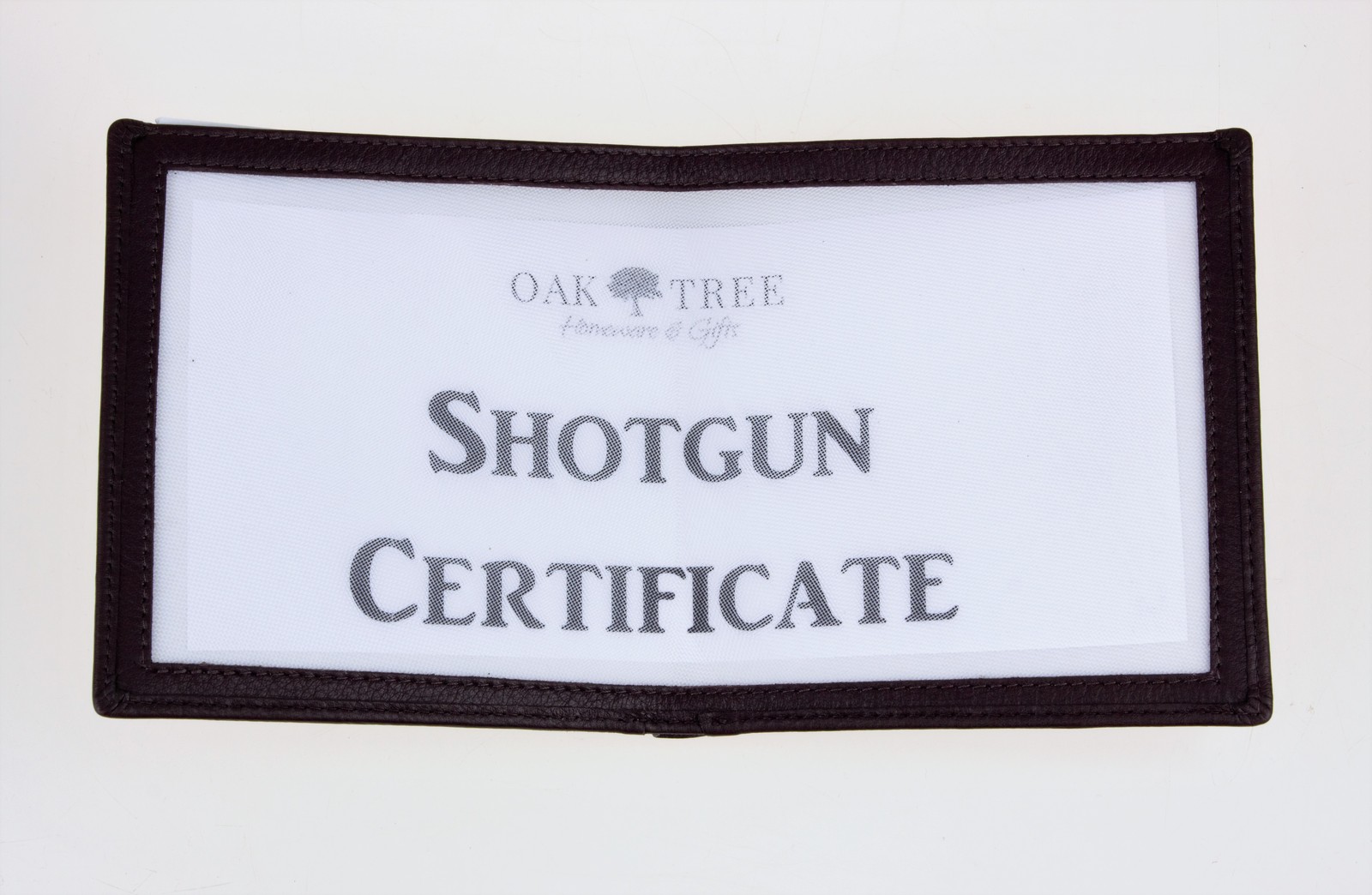 Shotgun & Firearm Certificate Wallet Licence Holder Premium Leather Ox