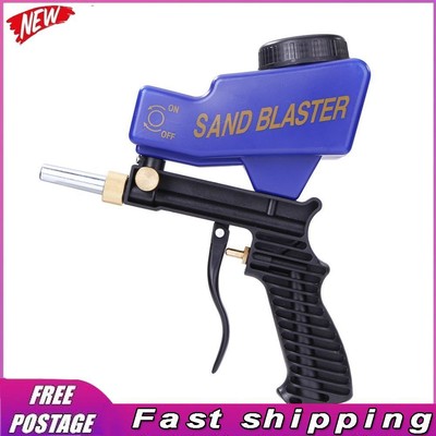 Mini Handheld Portable Sandblasting Spray Gun Gravity Pneumatic Sandblaster Gun