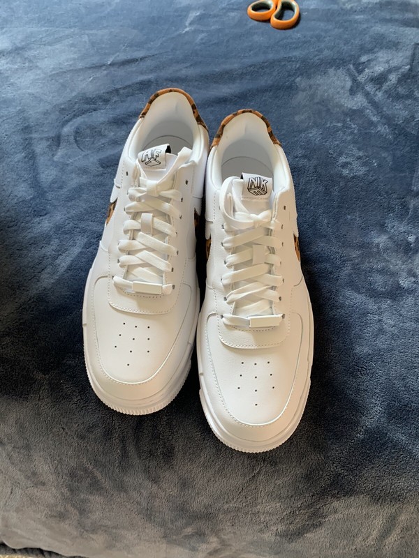 NIKE AIR FORCE 1 PIXEL SE LEOPARD WHITE CV8481-100 Womens Sz 12 Men’s Sz 10.5