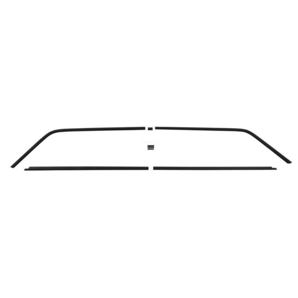 1964-1967 Chevrolet El Camino Rear Window Trim 6 Piece Set Back Glass Trim Parts - Image 2 of 4