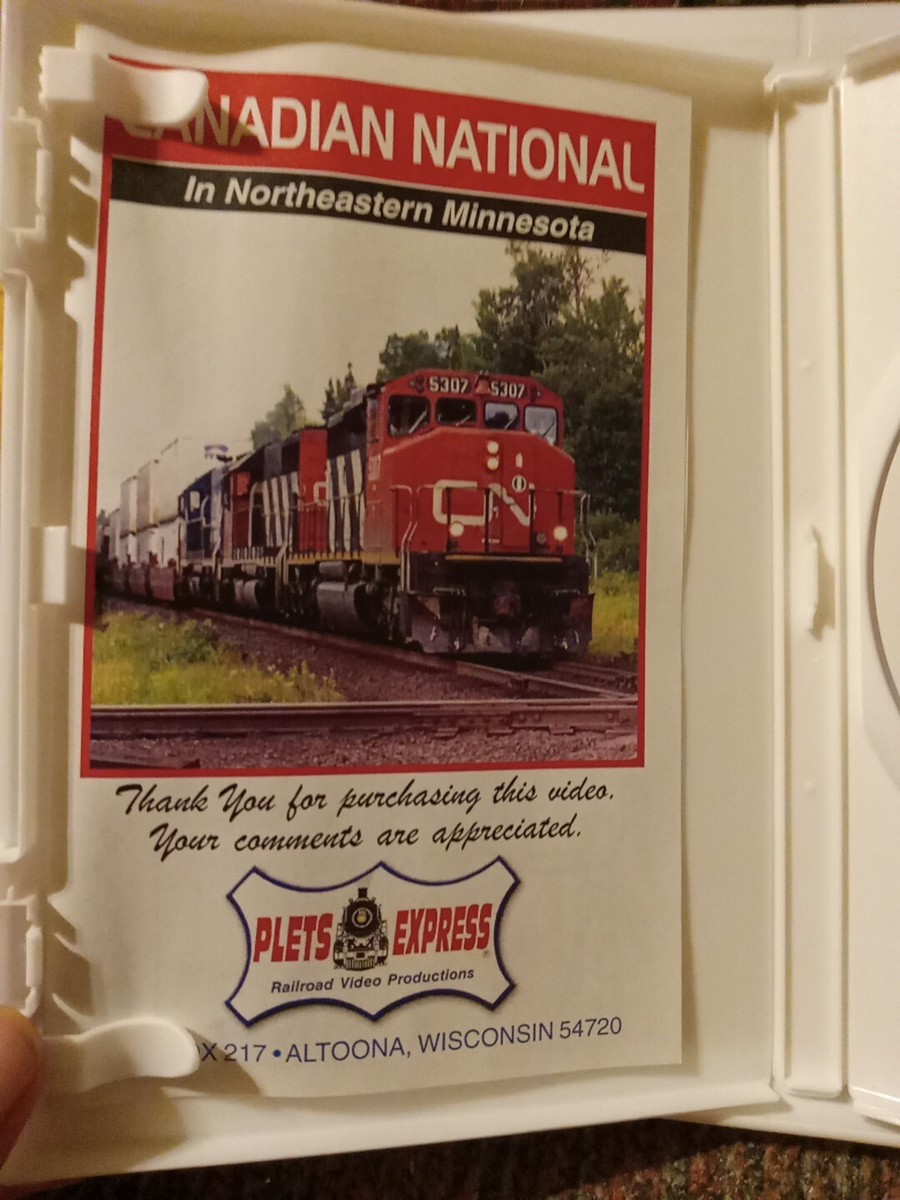 Canadian National in Northeastern Minnesota - Plets Express Train