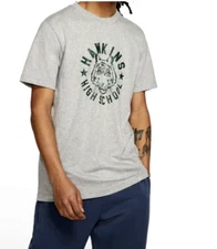 Nike x Stranger Things Hawkins High Tee T-Shirt Gray CK2342-063 Medium New