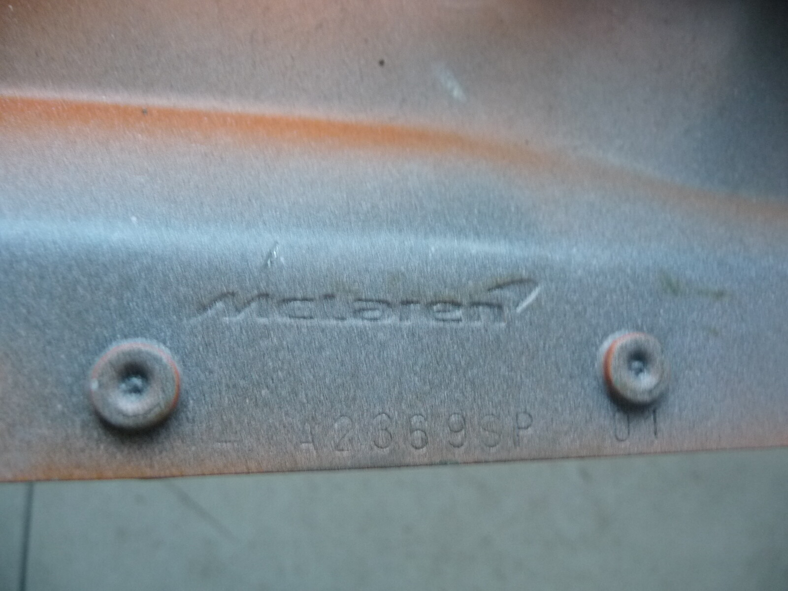 2018-2022 McLaren 720S Right Passenger Fender Wing Cover Panel 14AB881CP OEM