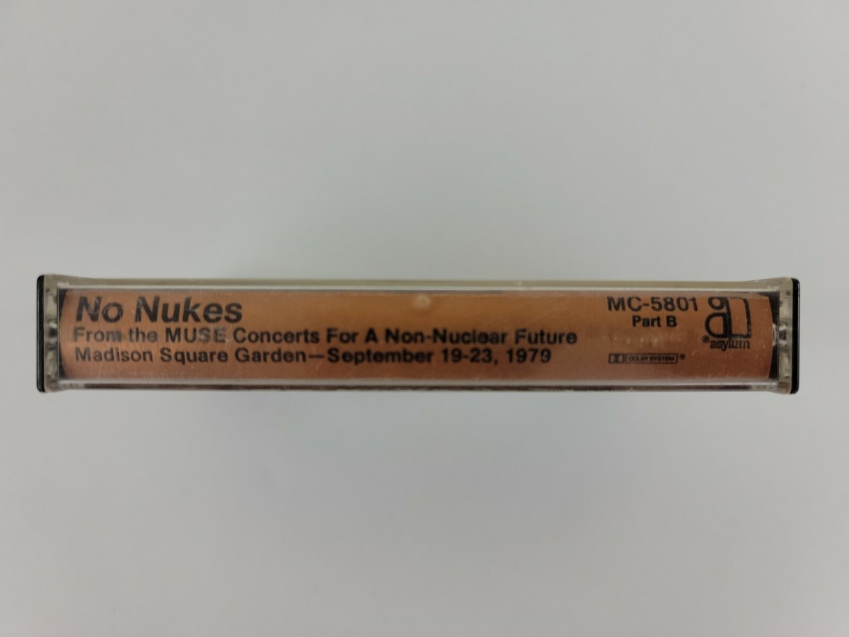 No Nukes From The MUSE Concerts For A Non Nuclear Future Cassette