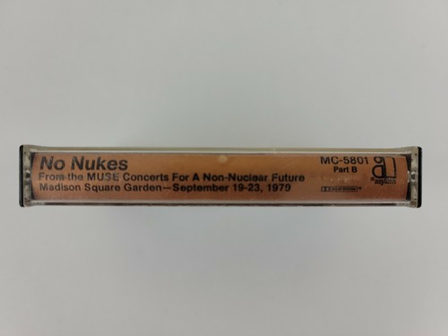 No Nukes From The MUSE Concerts For A Non Nuclear Future Cassette MC-5801 Part B - Picture 3 of 12