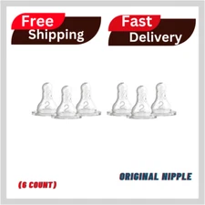 Dr. Brown's Original Nipple, Level 2 (3m+), (6 Count)  [ Free Shipping ]