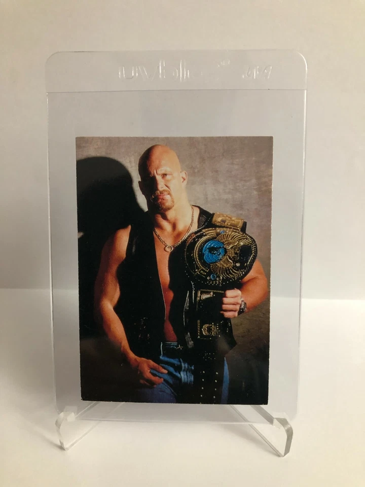 1998 Comic Images WWF Superstarz - Stone Cold Steve Austin #6 - Near Mint - Image 3 of 4