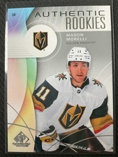 Mason Morelli 2024-25 UD SP Game Used Authentic Rookies Base RC Card #212
