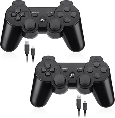 Powerextra PS-3 Controller 2Er Pack Wireless Bluetooth PS-3 Hochleistungs Wirele