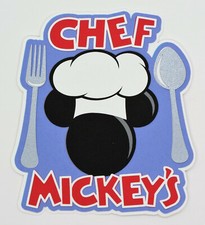 Chef Mickey's Disney Title Paper Die Cut Paper Scrapbook Embellishment
