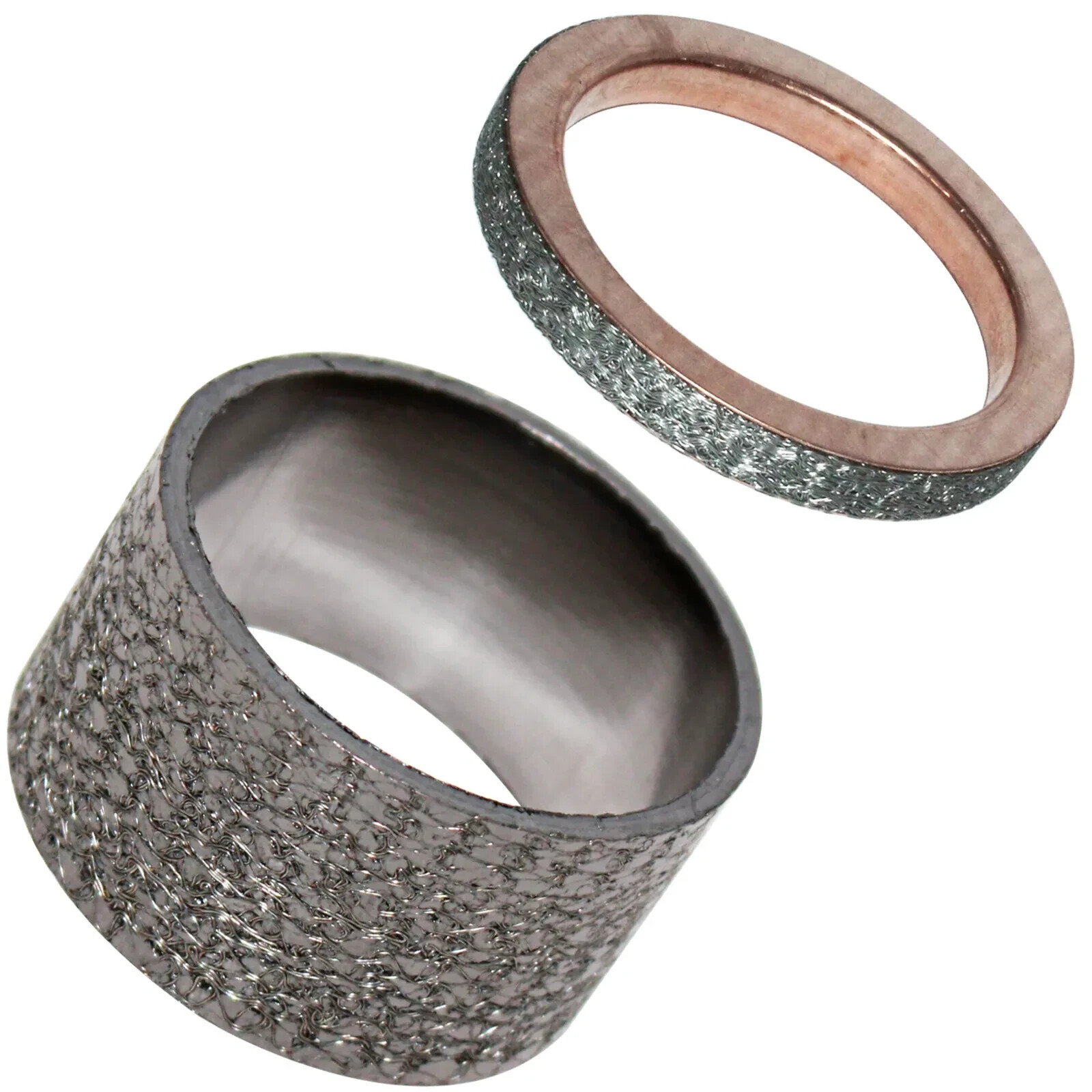 Yamaha Warrior Gasket Exhaust Muffler Gasket For Yamaha Warrior 350 YFM350X 1987-2004 - Caltric, Graphite Caltric Muffler Pipe Gasket - Foto 4